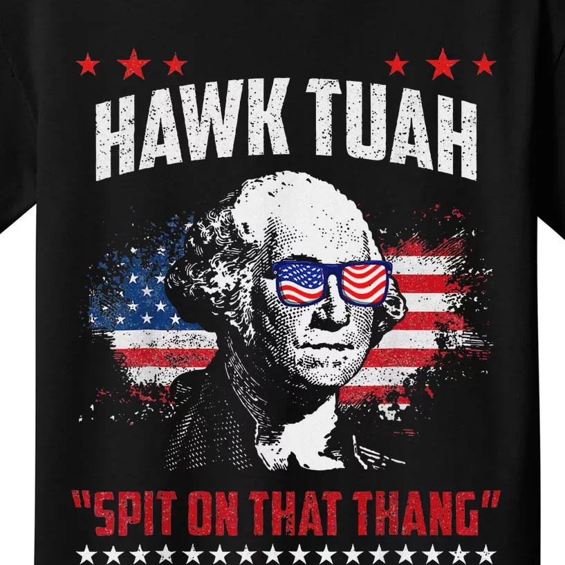 Hawk Tush 2024 Political Parody Humor Kids T-Shirt