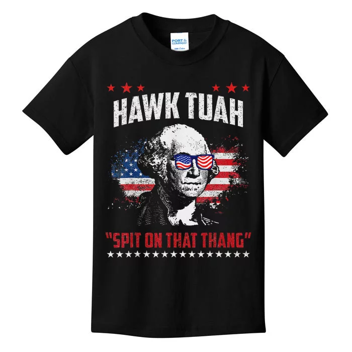 Hawk Tush 2024 Political Parody Humor Kids T-Shirt