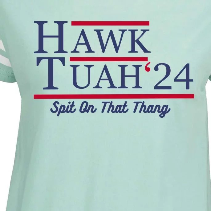 Hawk Tuah 24 Spit Enza Ladies Jersey Football T-Shirt