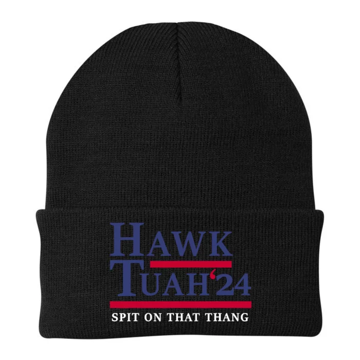 Hawk Tuah 24 Funny Girl Meme Tiktok Meme Knit Cap Winter Beanie