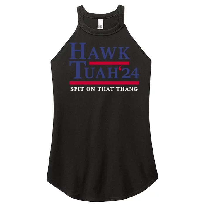 Hawk Tuah 24 Funny Girl Meme Tiktok Meme Women’s Perfect Tri Rocker Tank