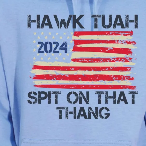 Hawk Tuah 2024 Spit On That Thang Unisex Surf Hoodie