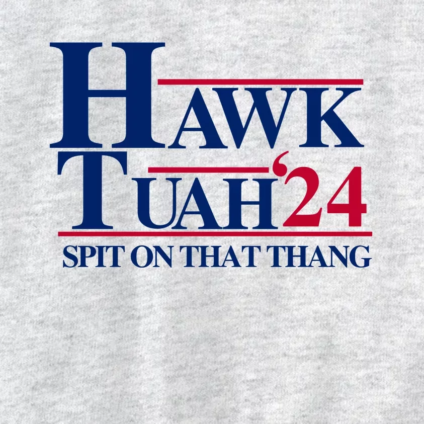 Hawk Tuah 24 Spit On That Thang Funny Saying Kids Sweatshirt