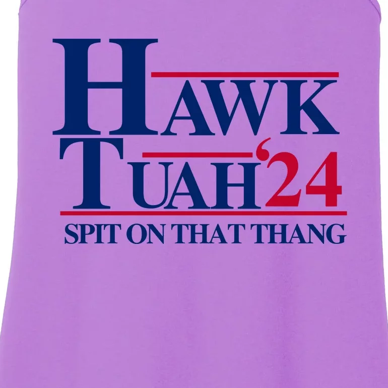 Hawk Tuah 24 Spit On That Thang Funny Saying Ladies Essential Tank