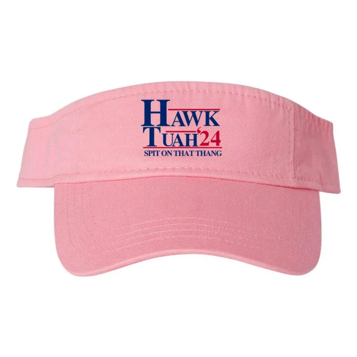 Hawk Tuah 24 Spit On That Thang Funny Saying Valucap Bio-Washed Visor