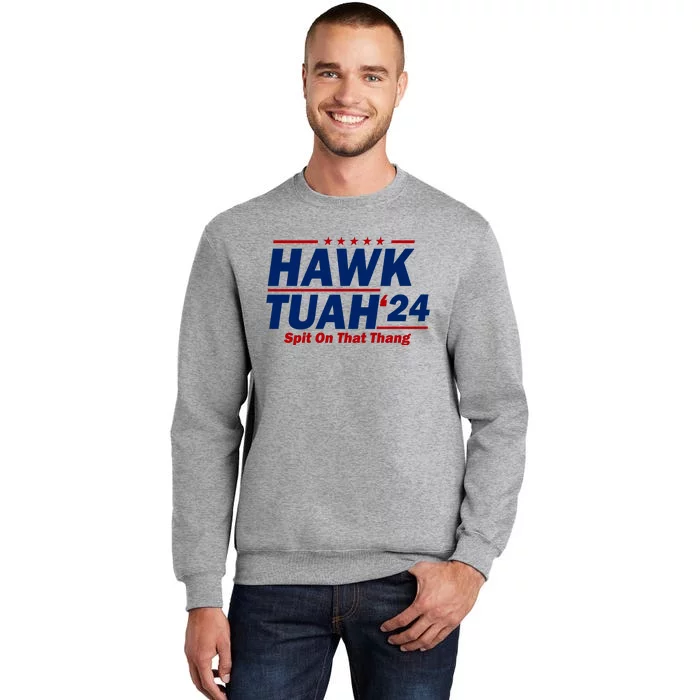 Hawk Tuah 24 Spit On That Thang Funny Saying Sweatshirt