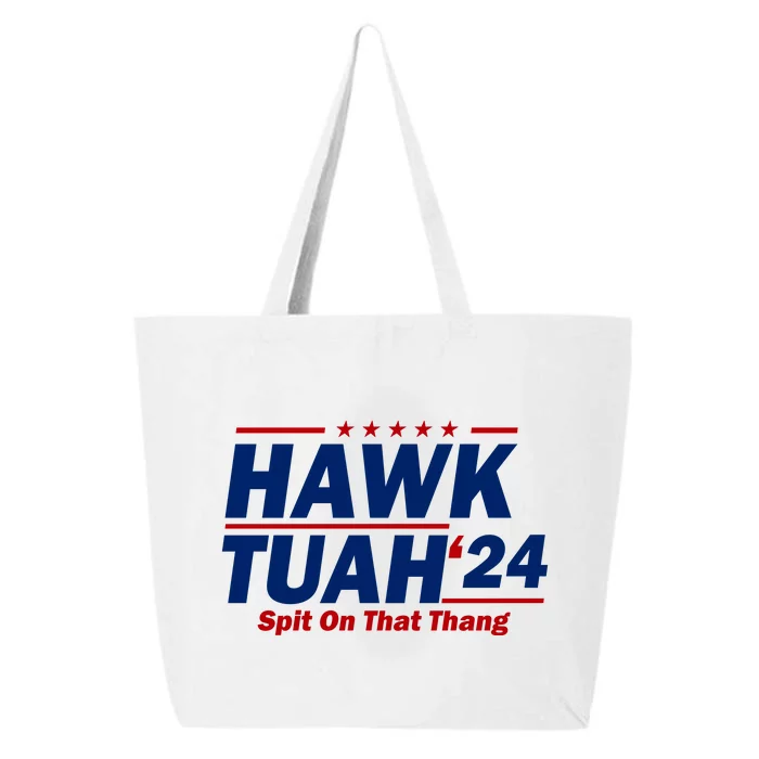 Hawk Tuah 24 Spit On That Thang Funny Saying 25L Jumbo Tote