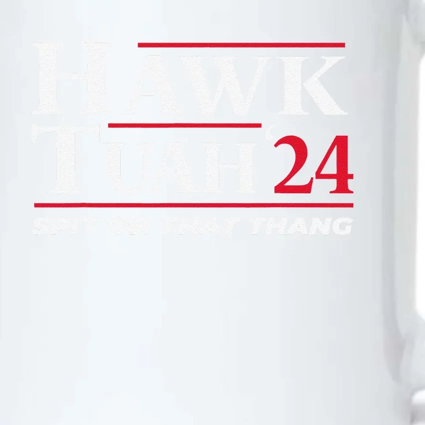 Hawk Tuah 24 Spit On That Thang Hawk Tuah 2024 Hawk Tush Black Color Changing Mug