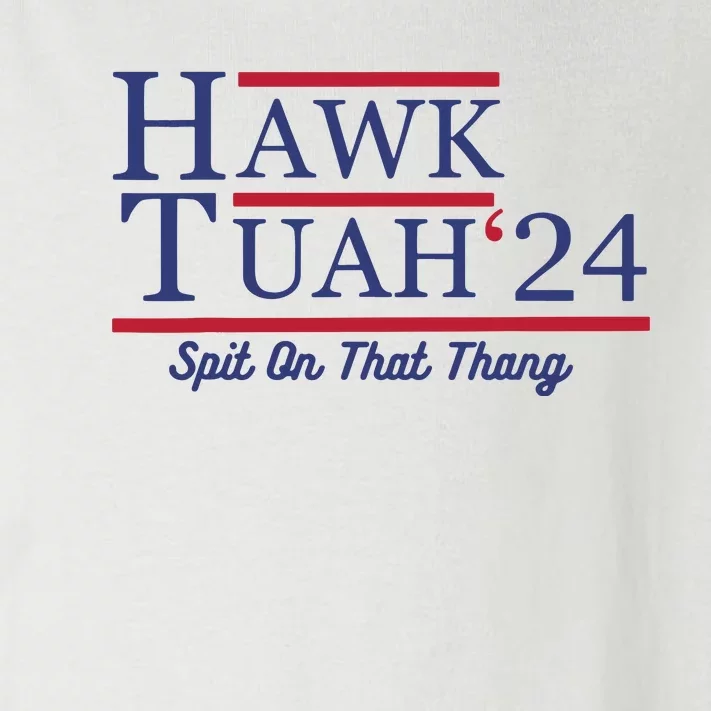 Hawk Tuah 24 Spit On That Thang Toddler Long Sleeve Shirt