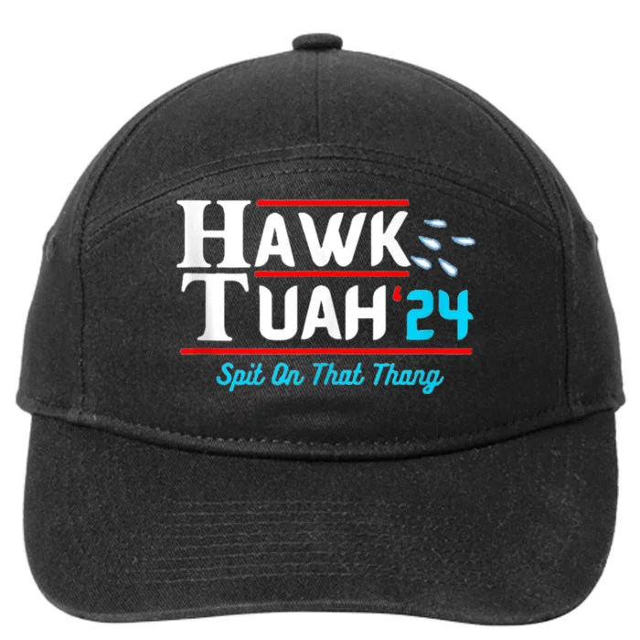 Hawk Tuah 24 Spit On That 7-Panel Snapback Hat