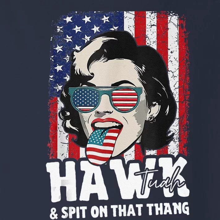 Hawk Tuah 24 Spit On That Thing Toddler Long Sleeve Shirt