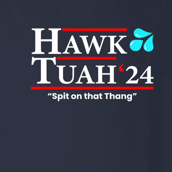 Hawk Tuah 24 Spit On That Thang Gift Toddler Long Sleeve Shirt