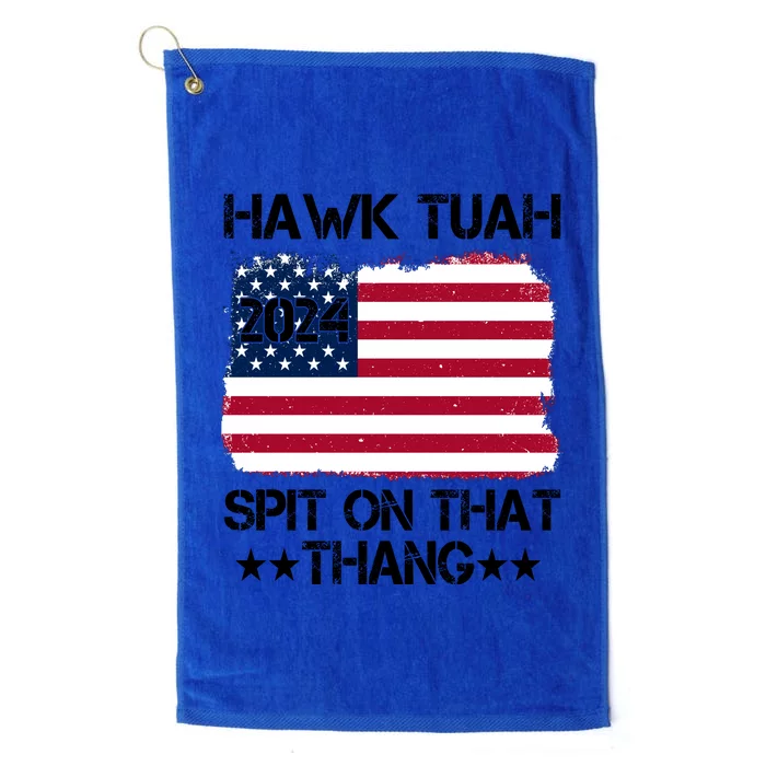 Hawk Tuah 24 Spit On That Thang Platinum Collection Golf Towel