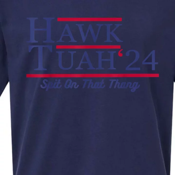 Hawk Tuah 24 Spit On That Thang Gift Sueded Cloud Jersey T-Shirt