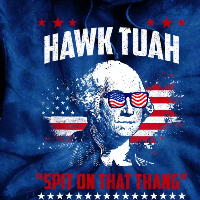 Hawk Tuah 24 Spit On That Thang Tie Dye Hoodie