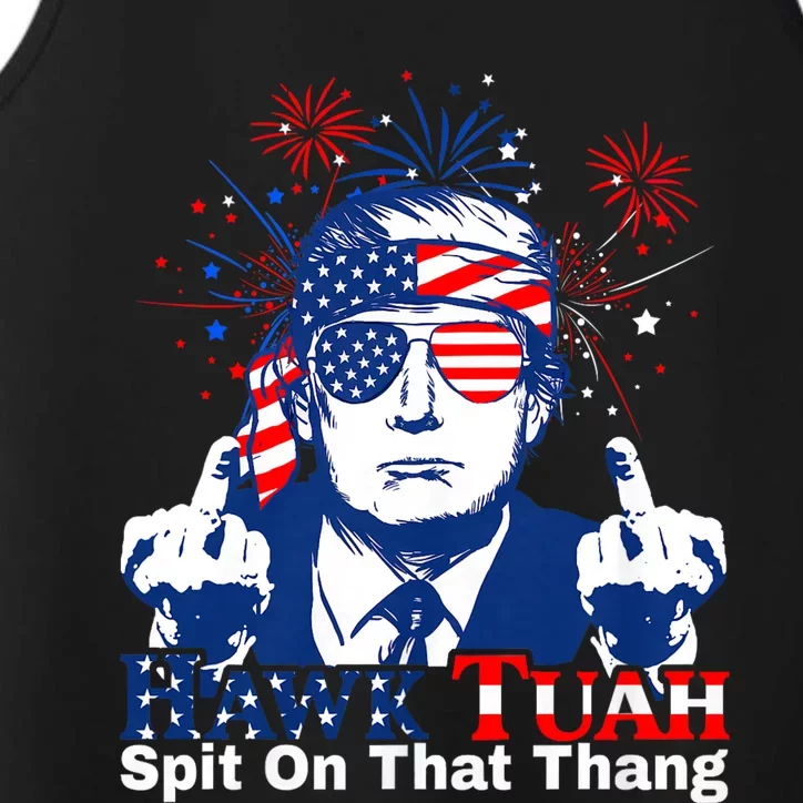 Hawk Tuah 24 Spit On That Thang Hawk Tush For President 2024 Election Parody Performance Tank