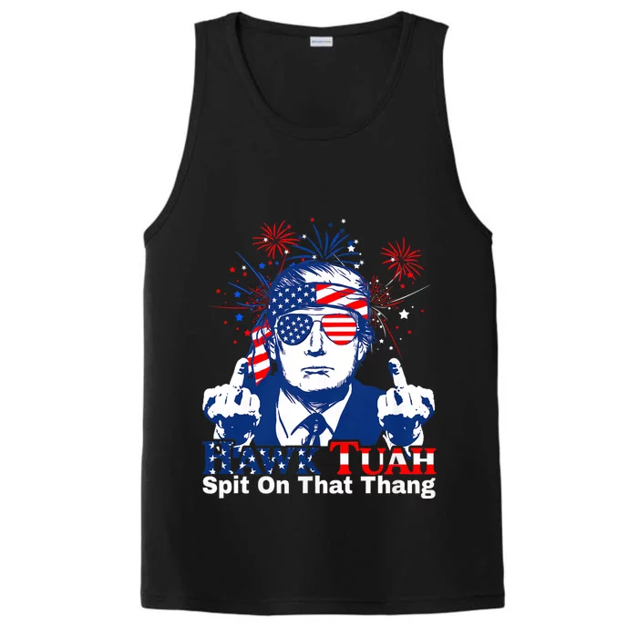 Hawk Tuah 24 Spit On That Thang Hawk Tush For President 2024 Election Parody Performance Tank