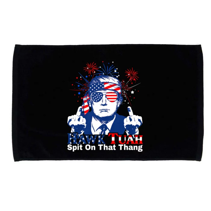 Hawk Tuah 24 Spit On That Thang Hawk Tush For President 2024 Election Parody Microfiber Hand Towel