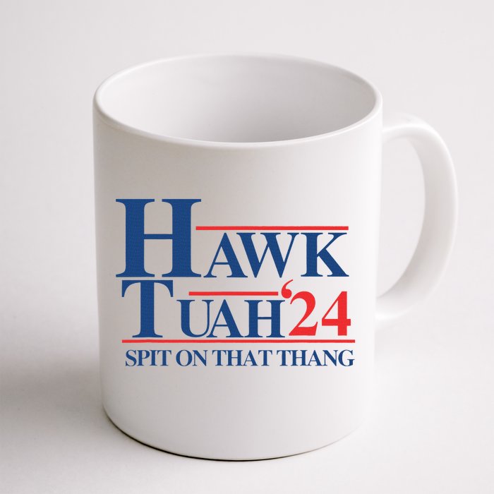 Hawk Tush 2024 Usa Flag Election Parody Front & Back Coffee Mug