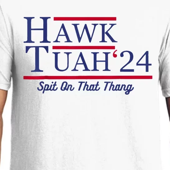 Hawk Tuah 24 Spit On That Thang Pajama Set