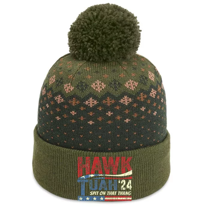 Hawk Tuah 24 Spit On That Thang The Baniff Cuffed Pom Beanie