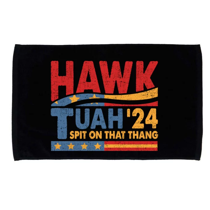 Hawk Tuah 24 Spit On That Thang Funny Saying Microfiber Hand Towel