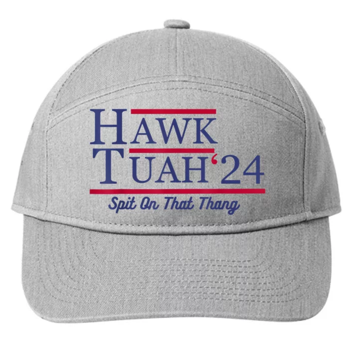 Hawk Tuah 24 Spit On That Thang 7-Panel Snapback Hat