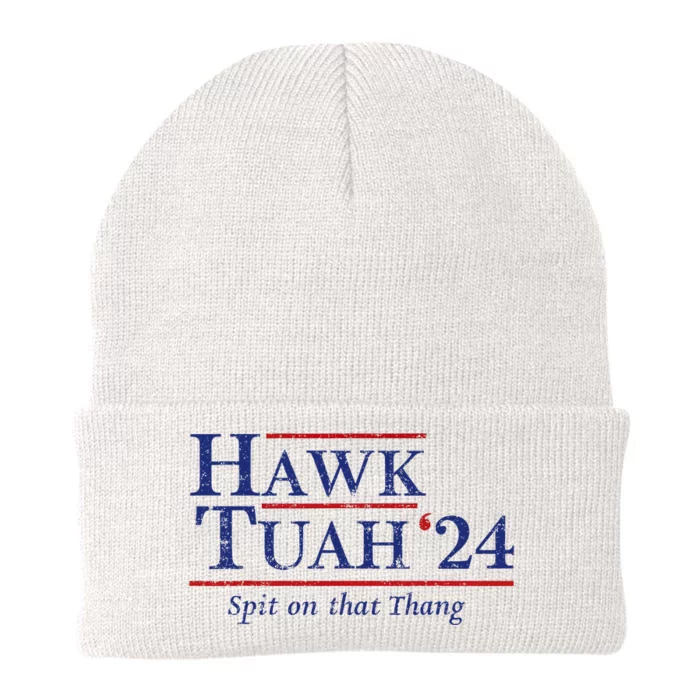 Hawk Tuah 24 Spit On That Thang Knit Cap Winter Beanie