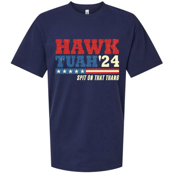 Hawk Tuah 24 Spit On That Thang Funny Saying Sueded Cloud Jersey T-Shirt