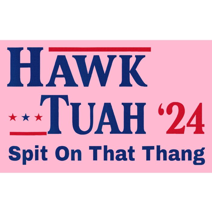 Hawk Tuah 2024 Funny Spit Design Bumper Sticker