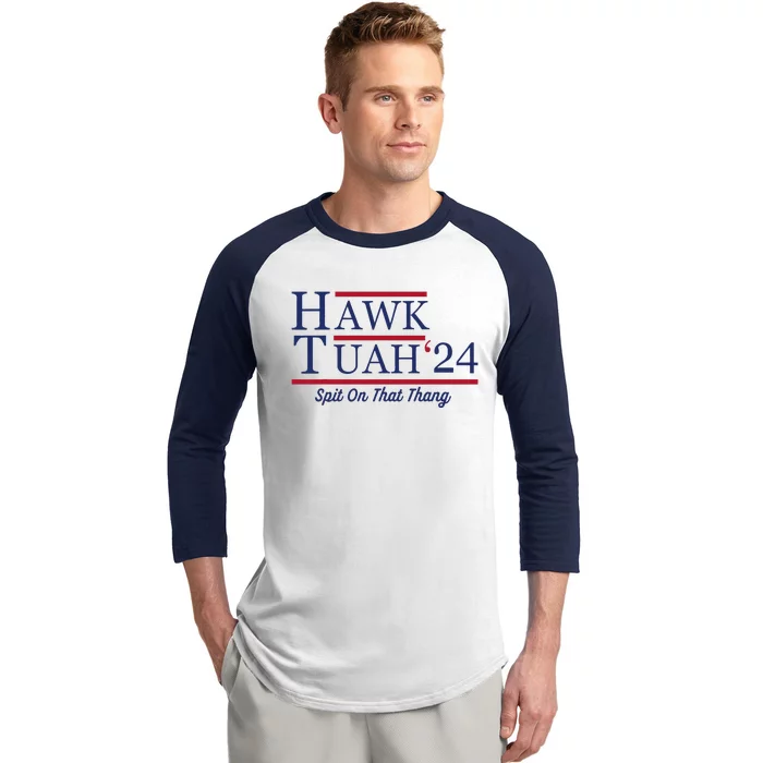 Hawk Tuah 24 Funny Tank Top Design Baseball Sleeve Shirt