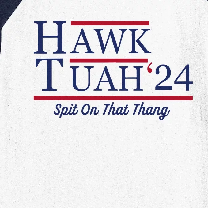 Hawk Tuah 24 Funny Tank Top Design Baseball Sleeve Shirt