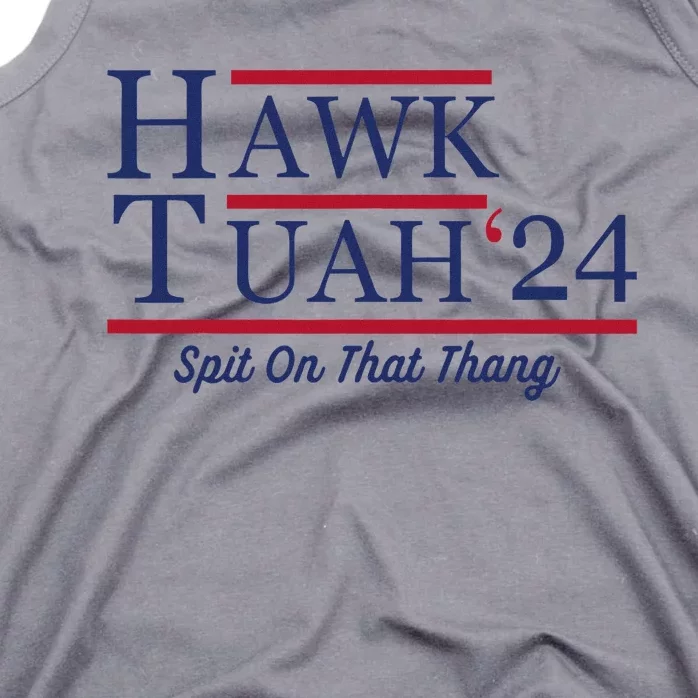 Hawk Tuah 24 Funny Tank Top Design Tank Top