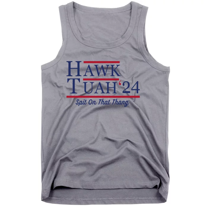 Hawk Tuah 24 Funny Tank Top Design Tank Top