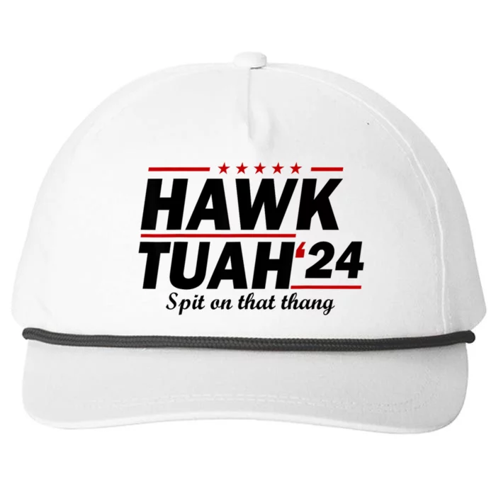 Hawk Tuah 24 Spit On That Thang Snapback Five-Panel Rope Hat