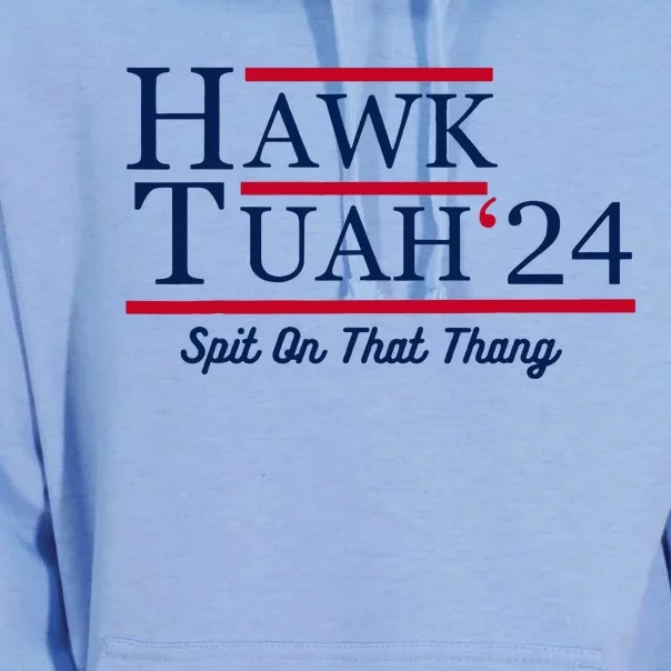 Hawk Tuah 24 Spit On That Thang Unisex Surf Hoodie