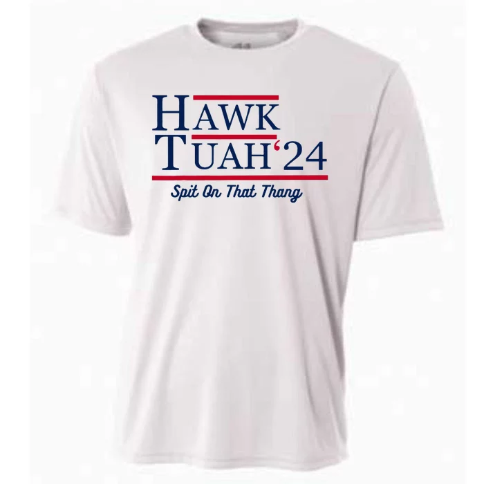 Hawk Tuah 24 Spit On That Thang Cooling Performance Crew T-Shirt