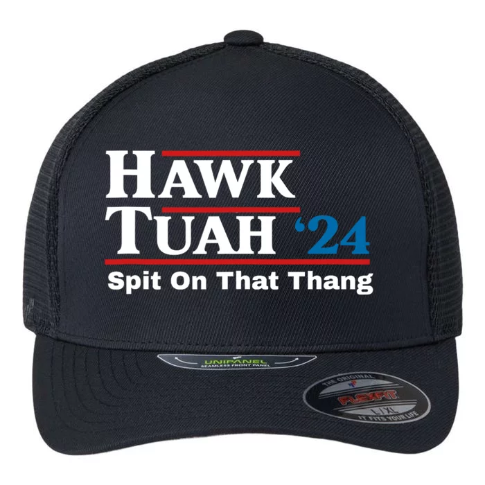 Hawk Tuah 24 Spit On That Thang Flexfit Unipanel Trucker Cap