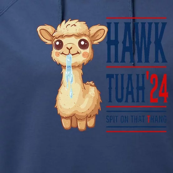 Hawk Tauh 24 Spit On That Thang Llama Presidential Candidate Performance Fleece Hoodie