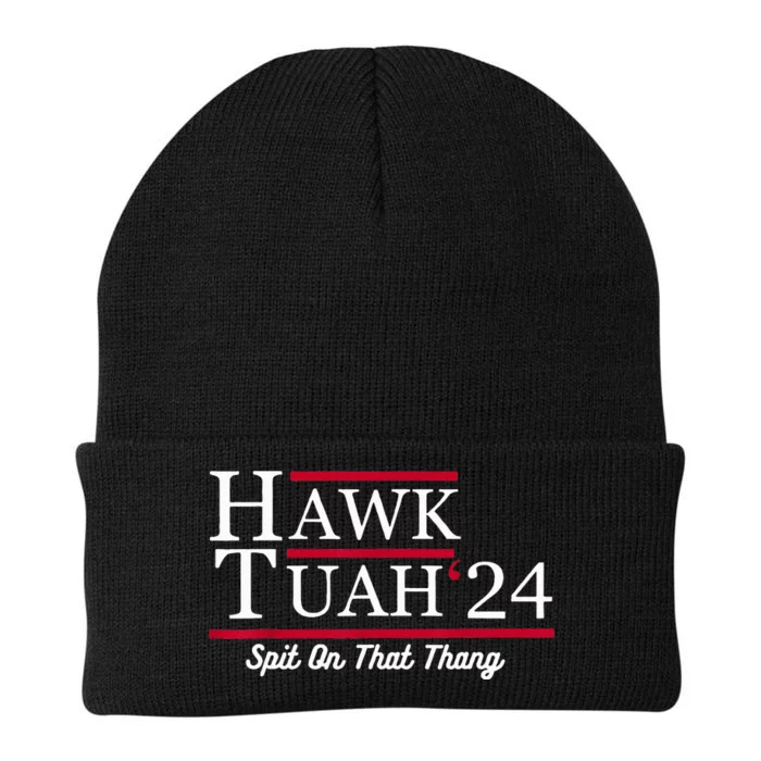 Hawk Tuah 24 Spit On That Thang Knit Cap Winter Beanie