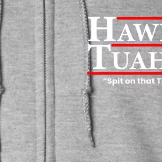 Hawk Tuah 24 Spit On That Thang Funny Meme Gift Full Zip Hoodie