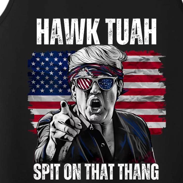 Hawk Tuah 24 Spit On That Thang Hawk Tush For President 2024 Election Parody Performance Tank