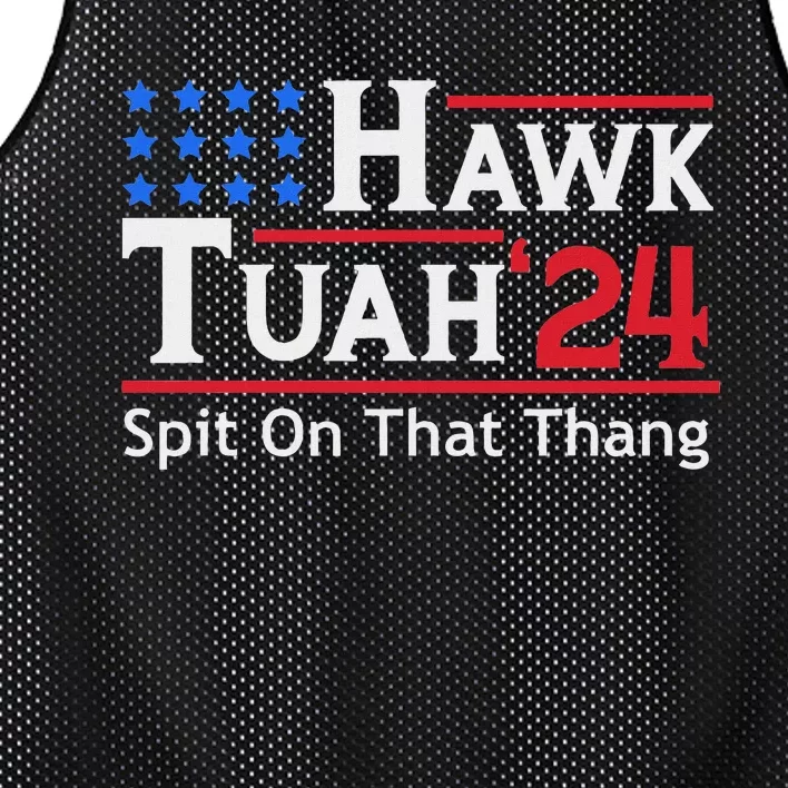 Hawk Tuah 24 Spit On That Thang Parody Mesh Reversible Basketball Jersey Tank