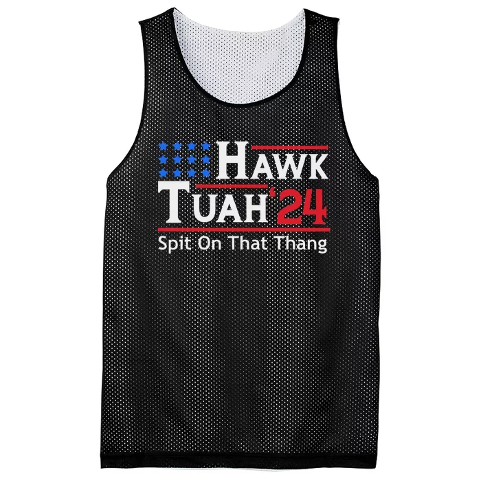 Hawk Tuah 24 Spit On That Thang Parody Mesh Reversible Basketball Jersey Tank