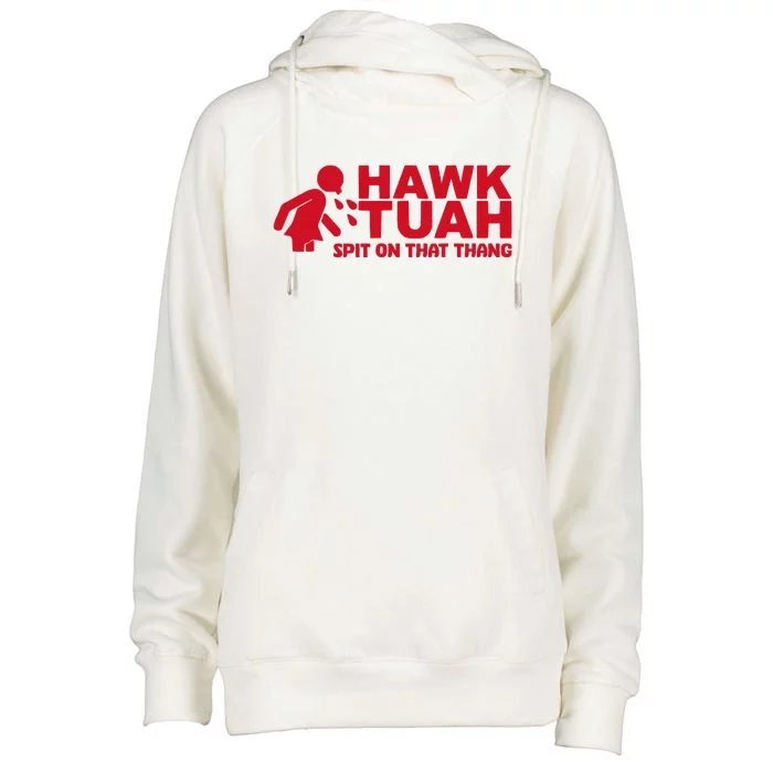 Hawk Tush 2024 Election Parody Womens Funnel Neck Pullover Hood