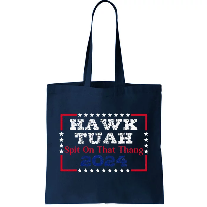 Hawk Thua 2024 Us Flag Color Viral Meme President Election Tote Bag