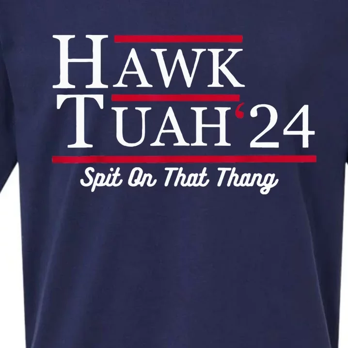 Hawk Tuah 24 Spit On That Thang Sueded Cloud Jersey T-Shirt