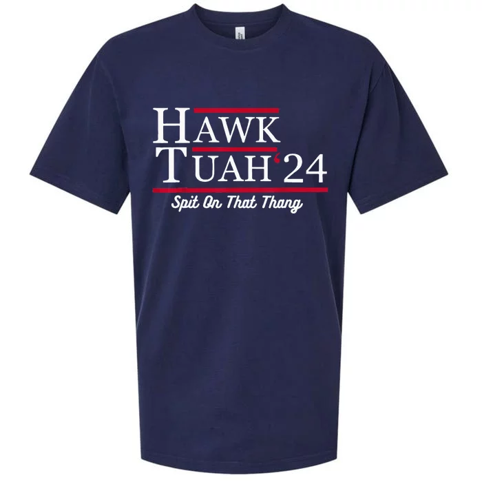 Hawk Tuah 24 Spit On That Thang Sueded Cloud Jersey T-Shirt