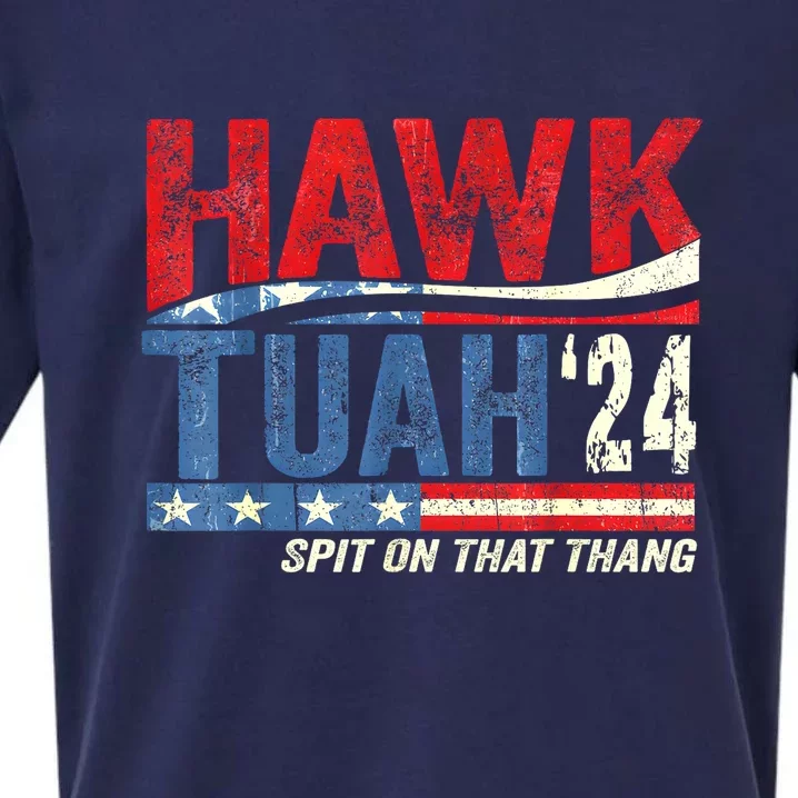 Hawk Tuah 24 Spit On That Thang Gift Sueded Cloud Jersey T-Shirt