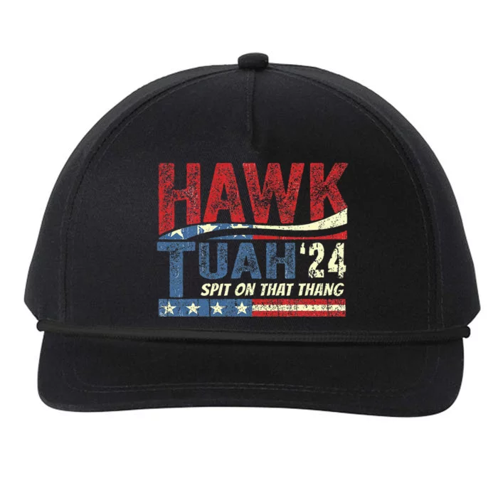 Hawk Tuah 24 Spit On That Thang Snapback Five-Panel Rope Hat